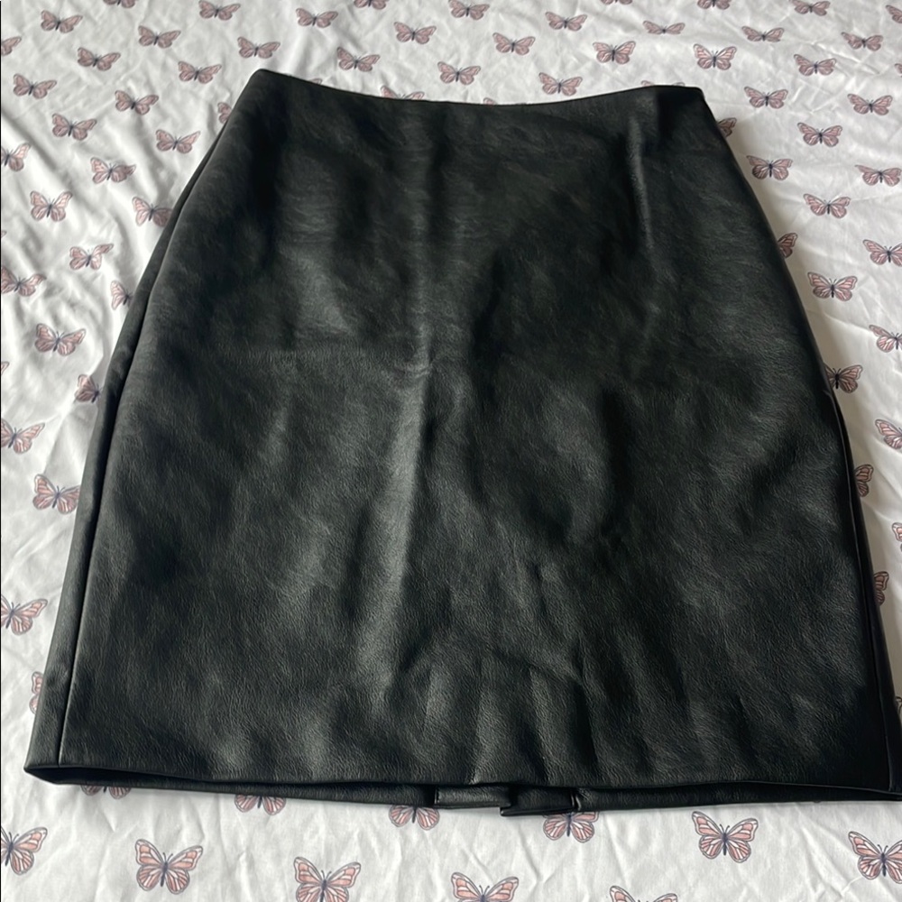 Gray Mini Pencil Skirt for Work